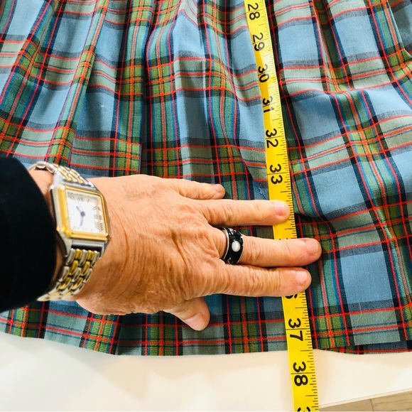 Vintage Jeanette Alexander of California 1960s Blue Plaid Dress, Women’s 12-14 - Picture 12 of 13